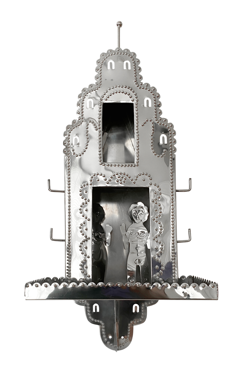 Grayson Perry House of Love original steel shrine with two steel figures from the edition of 50 for sale