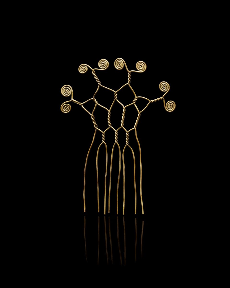 Alexander Calder Hair Comb brass wire