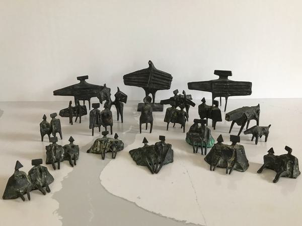 Group of Twenty Miniature Figures - Lynn Chadwick