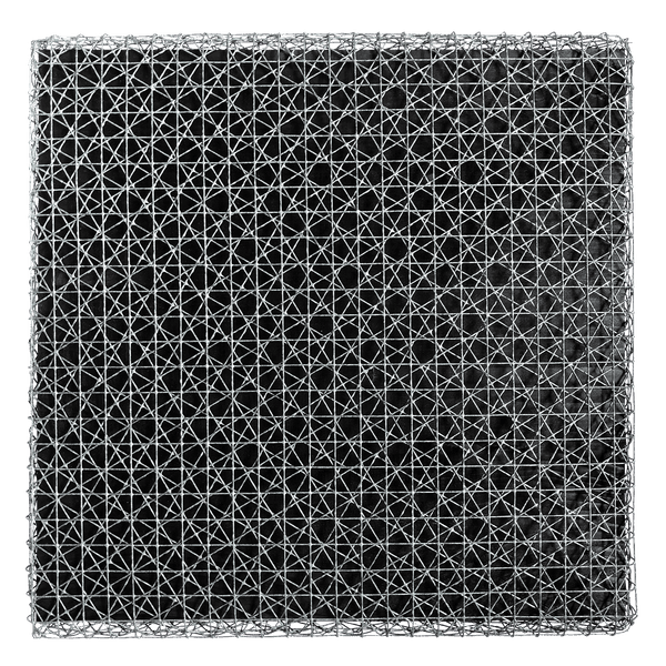 3 Trames de grillage 0° 30° 60° - François Morellet
