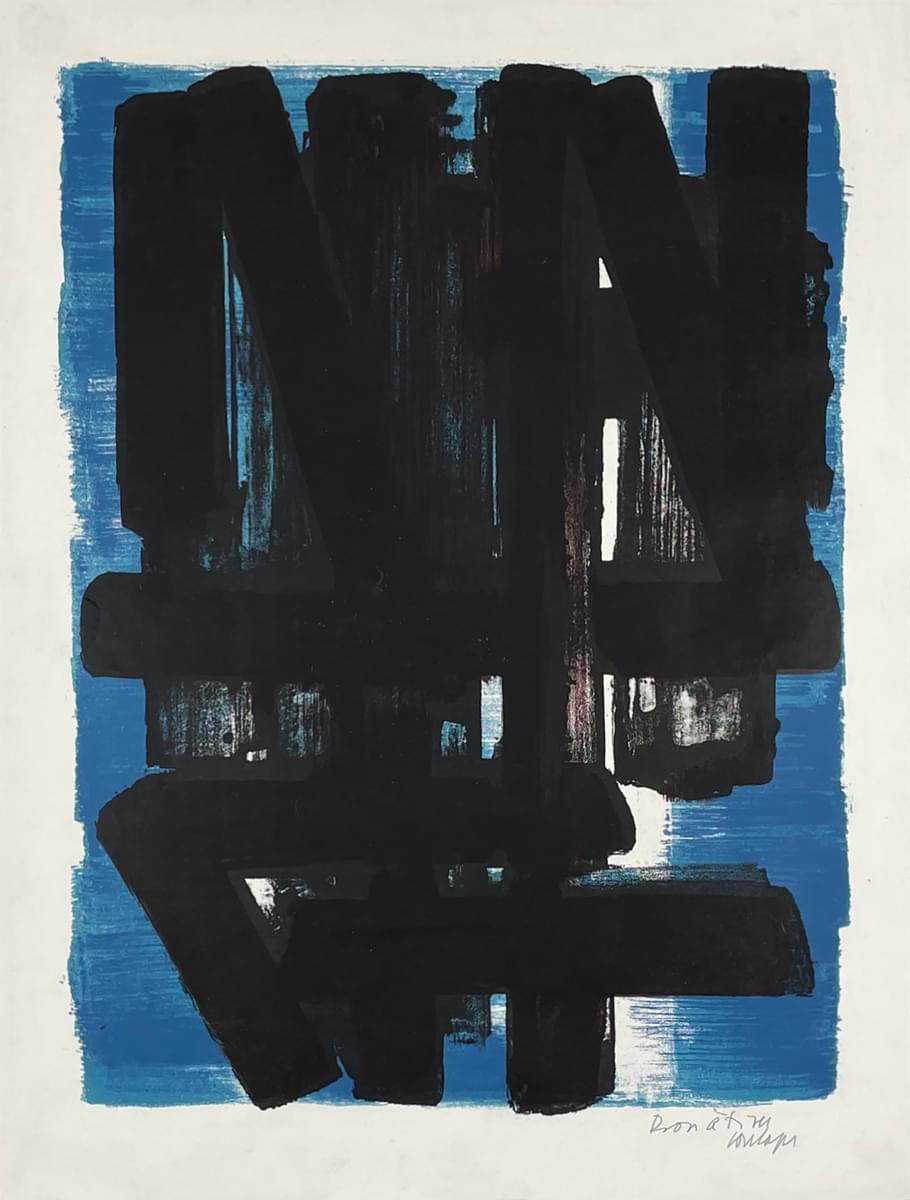 A20 06 SOULAGES Lithographie n 5