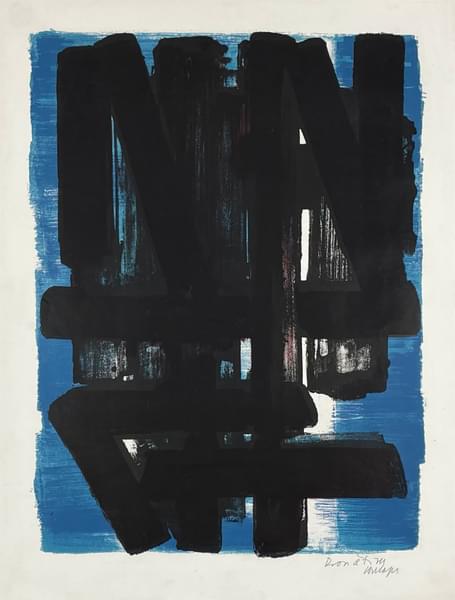 Lithographie n° 5 - Pierre Soulages