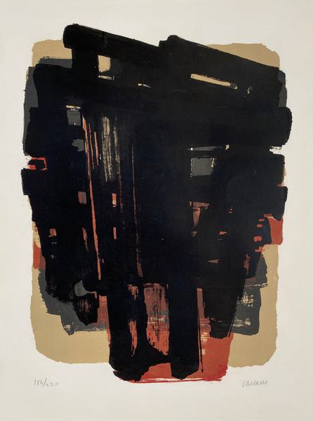 Lithographie n° 8 - Pierre Soulages
