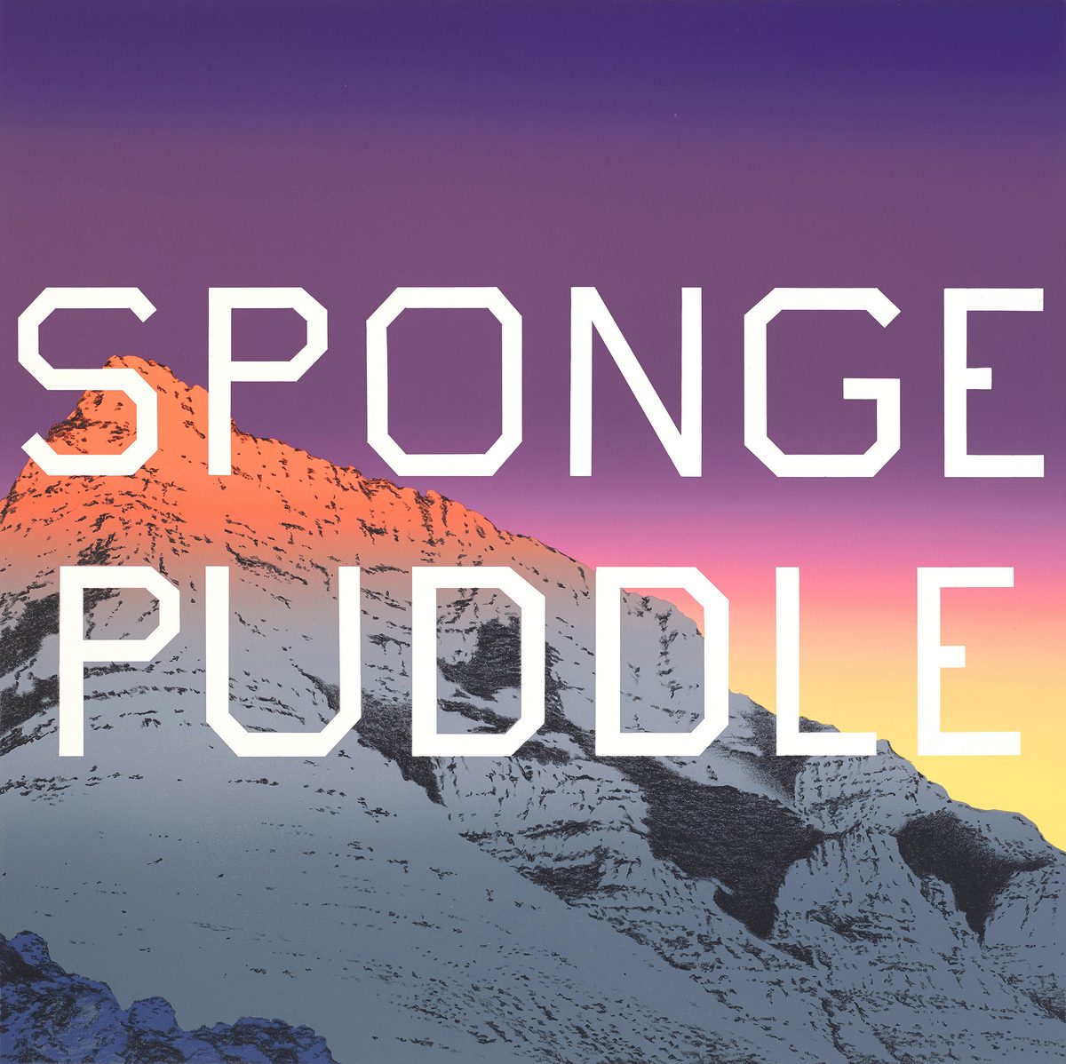 ED RUSCHA Sponge Puddle original lithographic print for sale