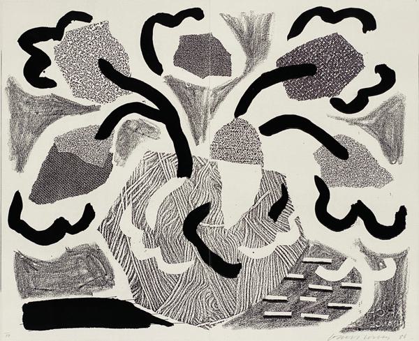 Grey Blooms, May 1986 - David Hockney