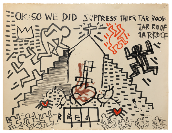 Untitled - Basquiat Haring
