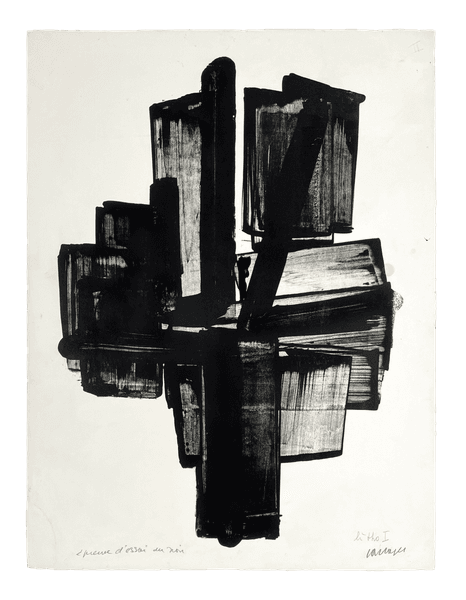 Lithographie n° 4 - Pierre Soulages