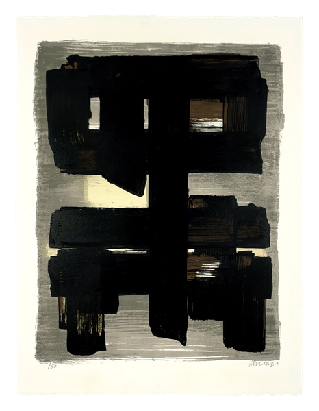 Lithographie n° 1 - Pierre Soulages