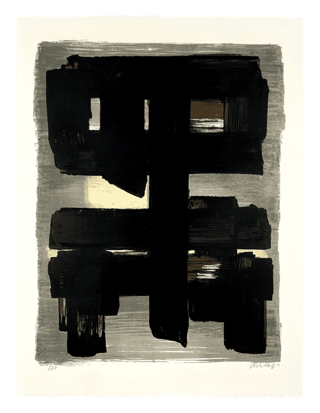 Lithographie n° 1 - Pierre Soulages