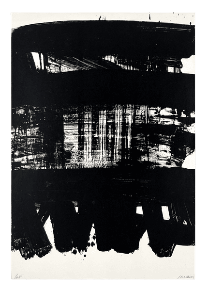 Lithographie n° 21 - Pierre Soulages