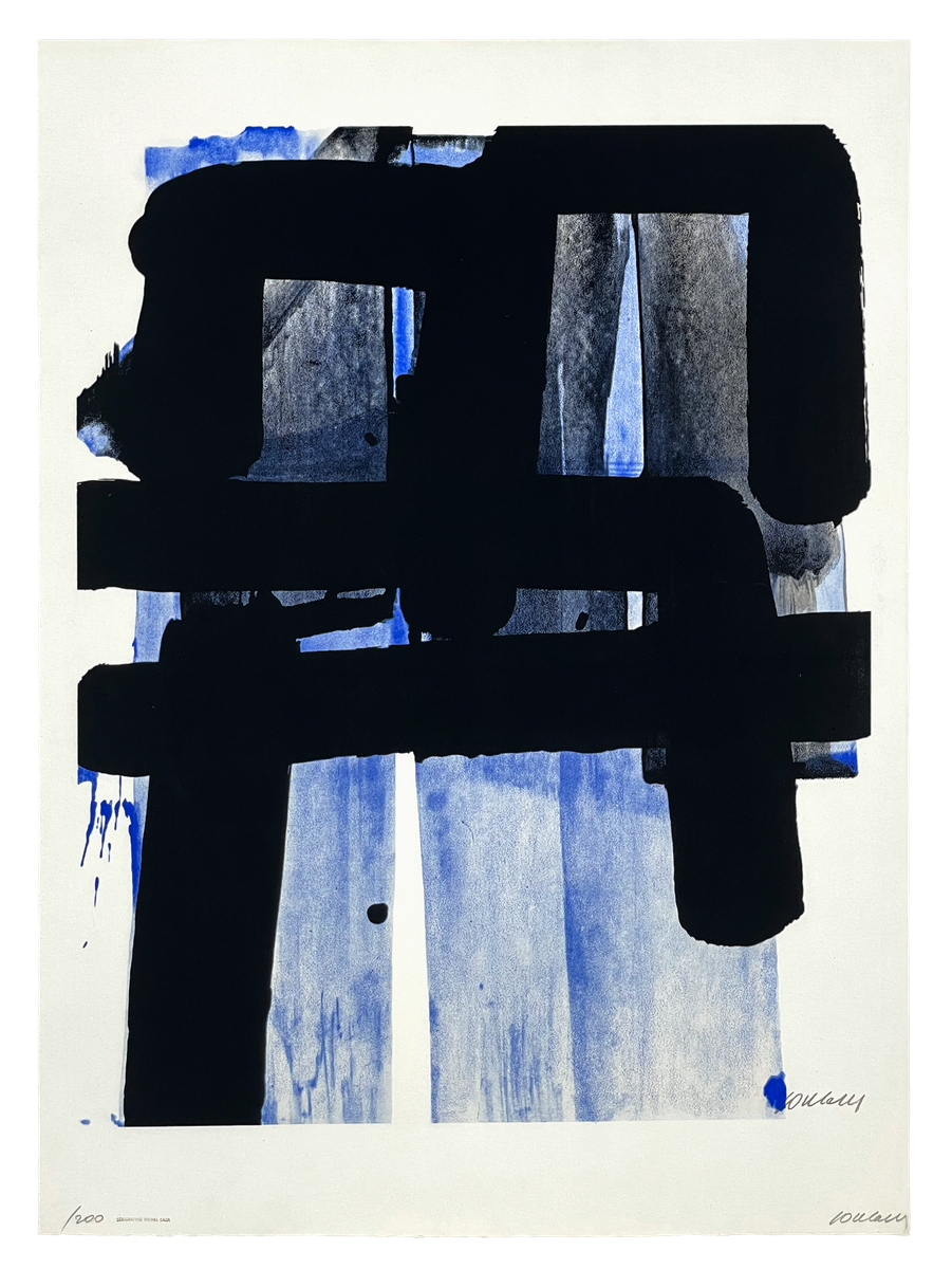 A22 62 SOULAGES Serigraphie 2 unnumbered