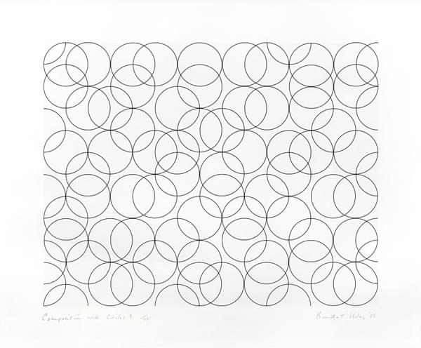 Composition with Circles 5 - Bridget Riley