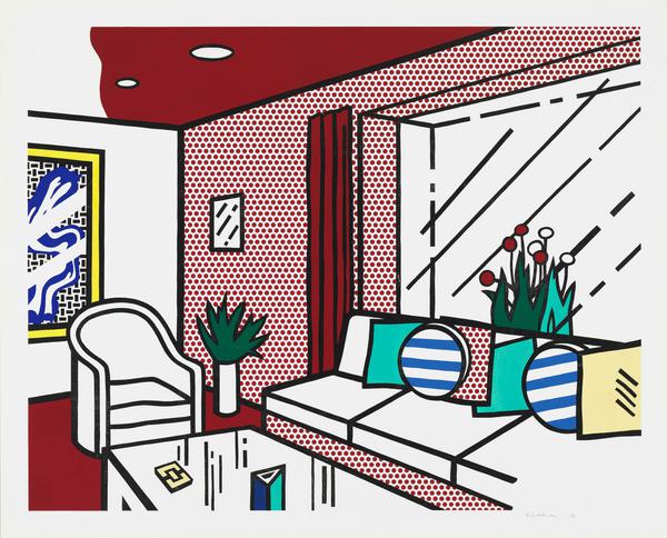 The Living Room, from Interior Series - Roy Lichtenstein