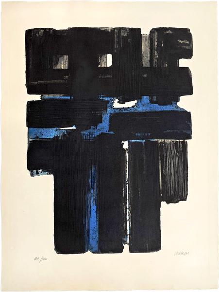 Eau-forte Xa - Pierre Soulages