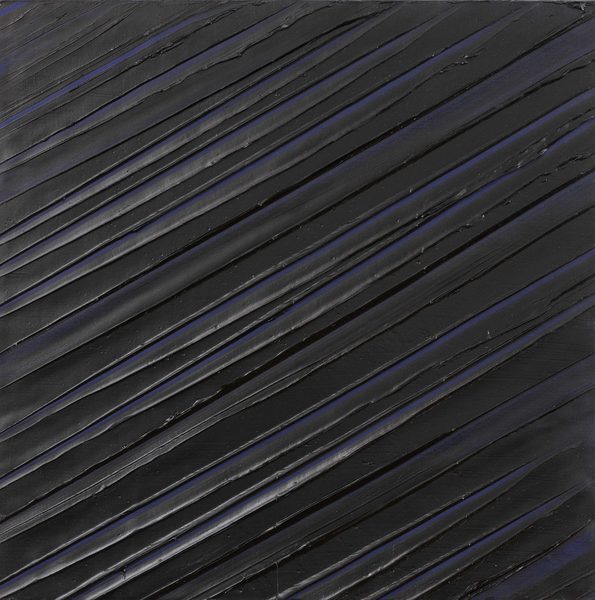 Peinture 43 x 43 cm, le 8 mai 1997 - Pierre Soulages