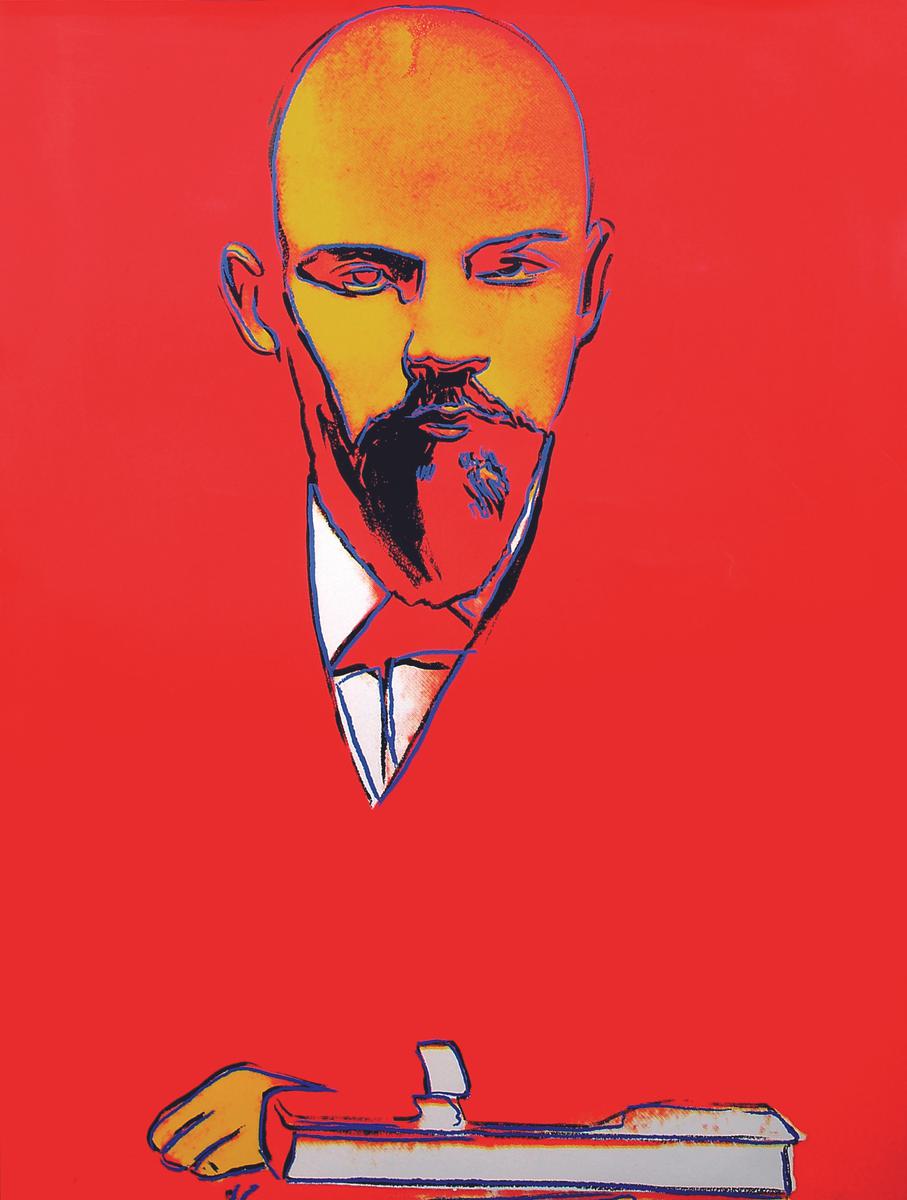 Andy Warhol Red Lenin original scrrenprint on arches 88 paper signed and numbered