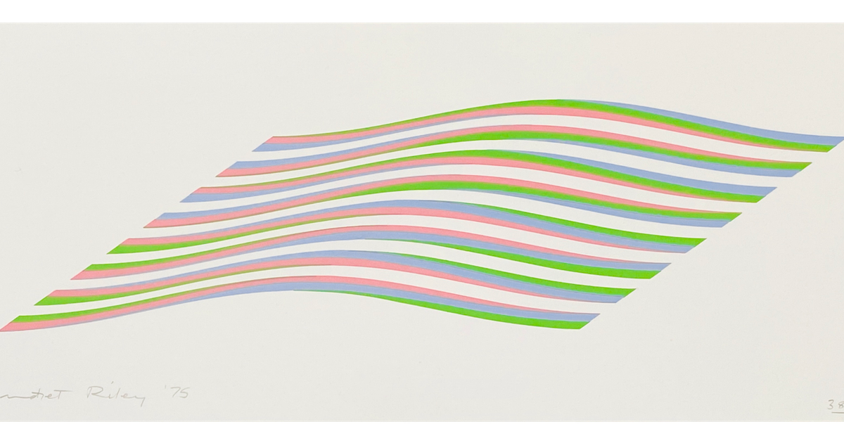 Bridget Riley | Wave | Limited Edition Riley Screenprint Available For ...