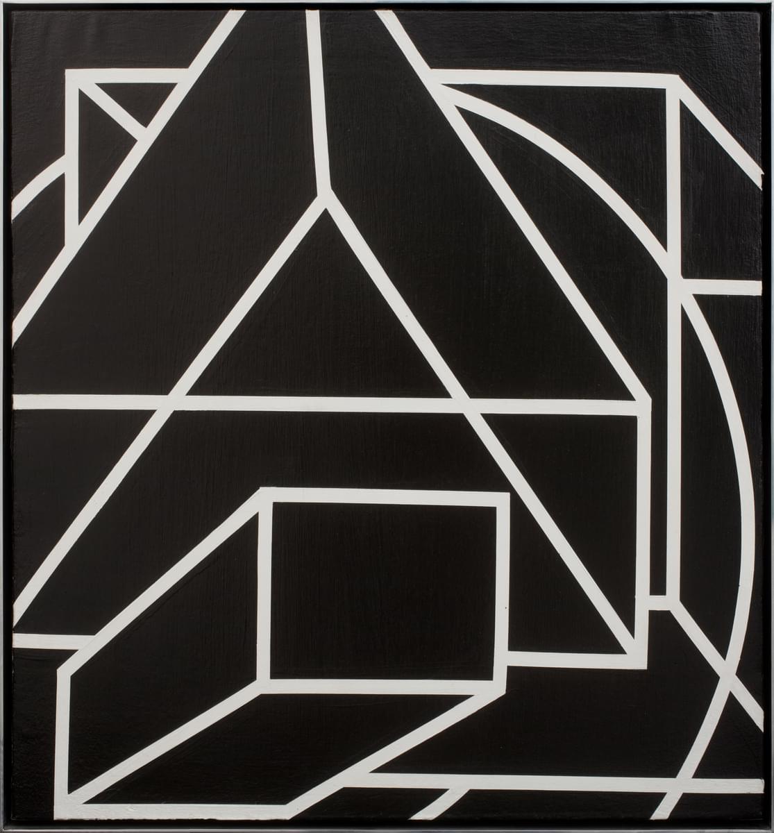 Al Held Flemish 3 original arcylic on canvas signed