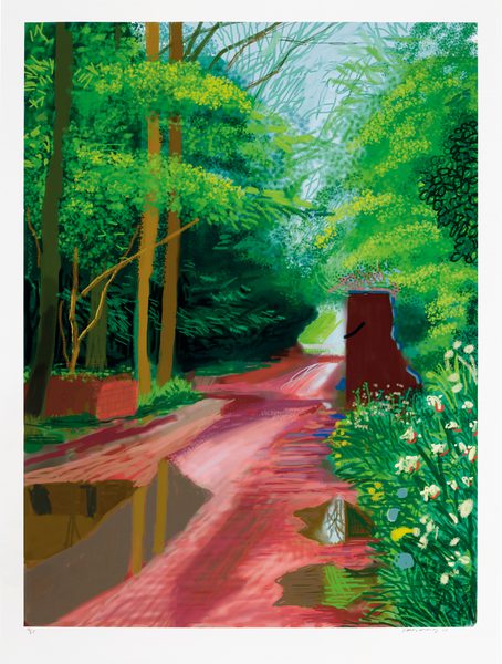 The Arrival of Spring in Woldgate, East Yorkshire in 2011 (twenty eleven) - 11 May 2011 - David Hockney