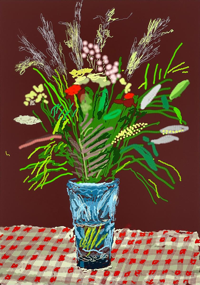 AC23 13 HOCKNEY 27th February 2021 Tall Flowers in a Tall Vase crop
