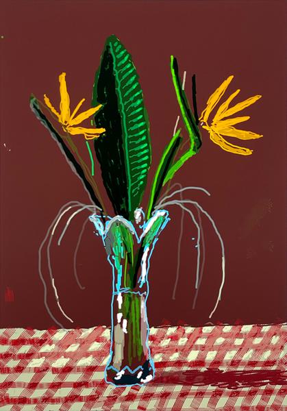 26th March 2021, Exotic Flowers - David Hockney