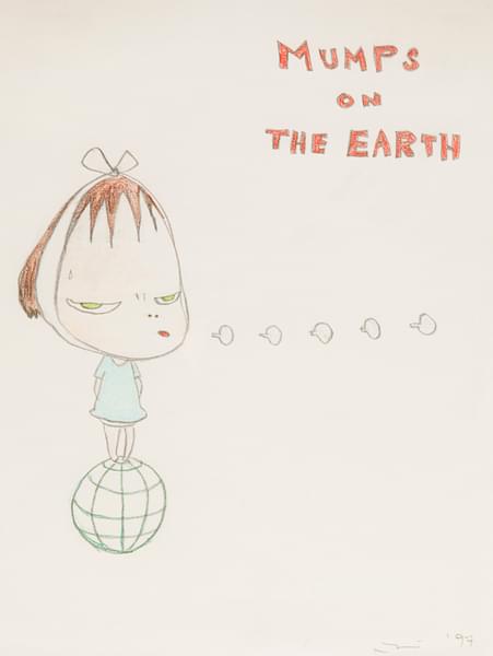 Mumps on the Earth - Yoshitomo Nara