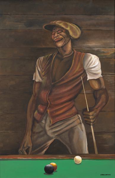 Pool Player - Ernie Barnes
