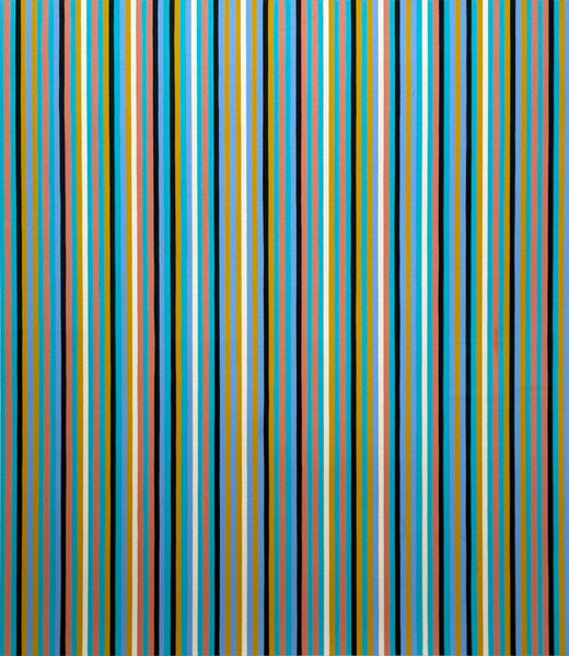 Four Colours, Black and White - Bridget Riley