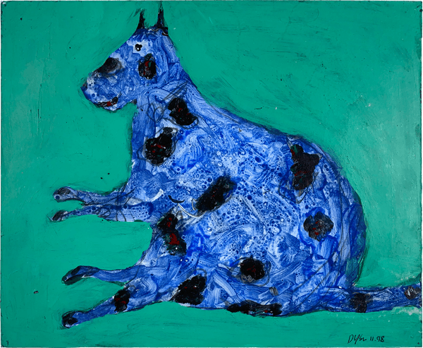 Untitled (Blue Dog) - Julian Dyson