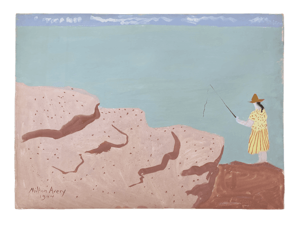 Fishing By The Sea - Milton Avery