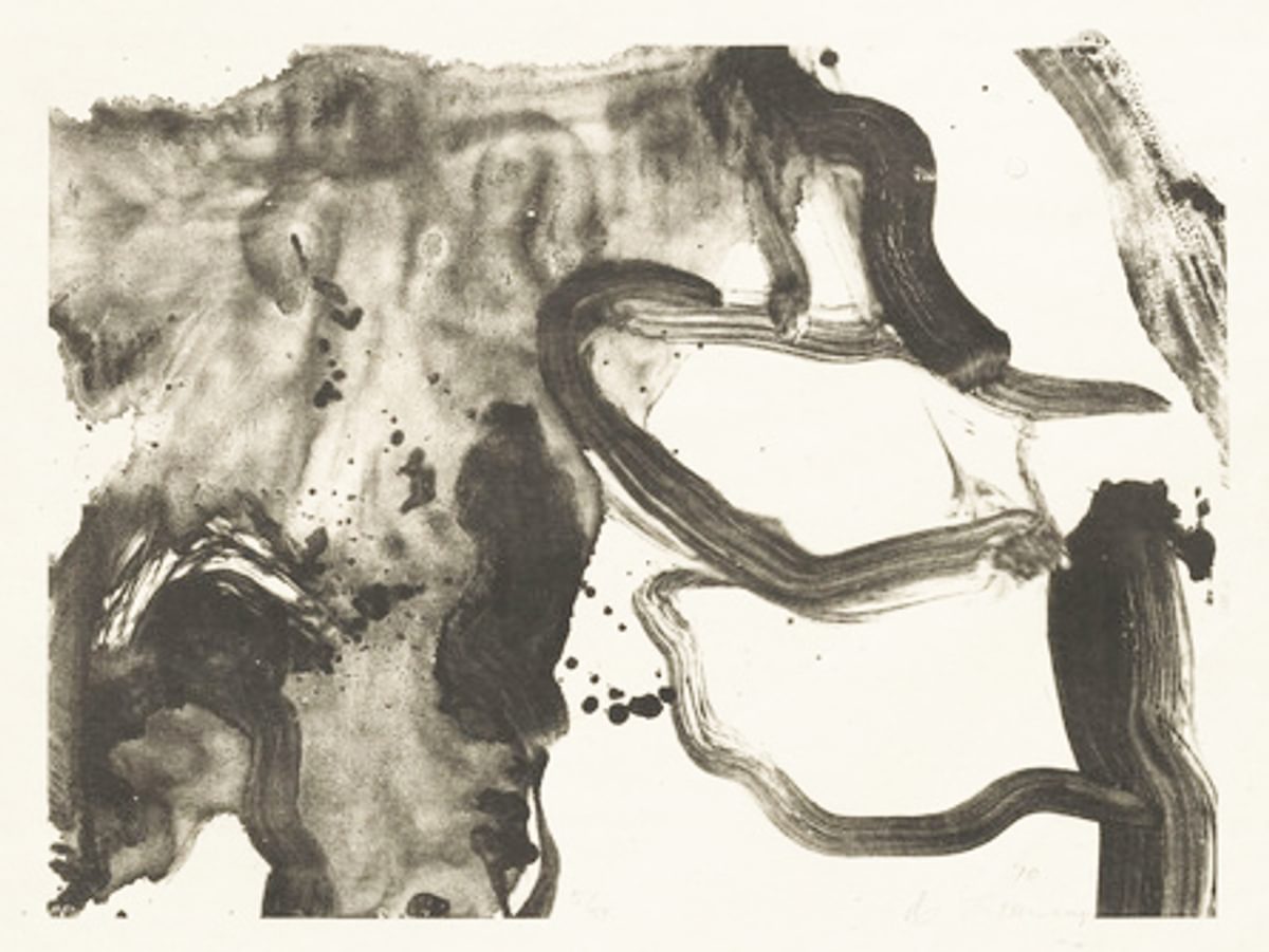 Willem de Kooning Landing Place original lithograph from the edition of 54 signed