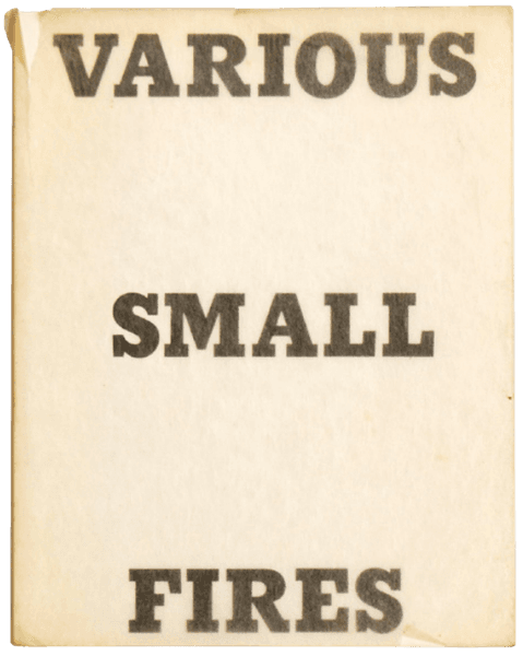 Various Small Fires - Ed Ruscha