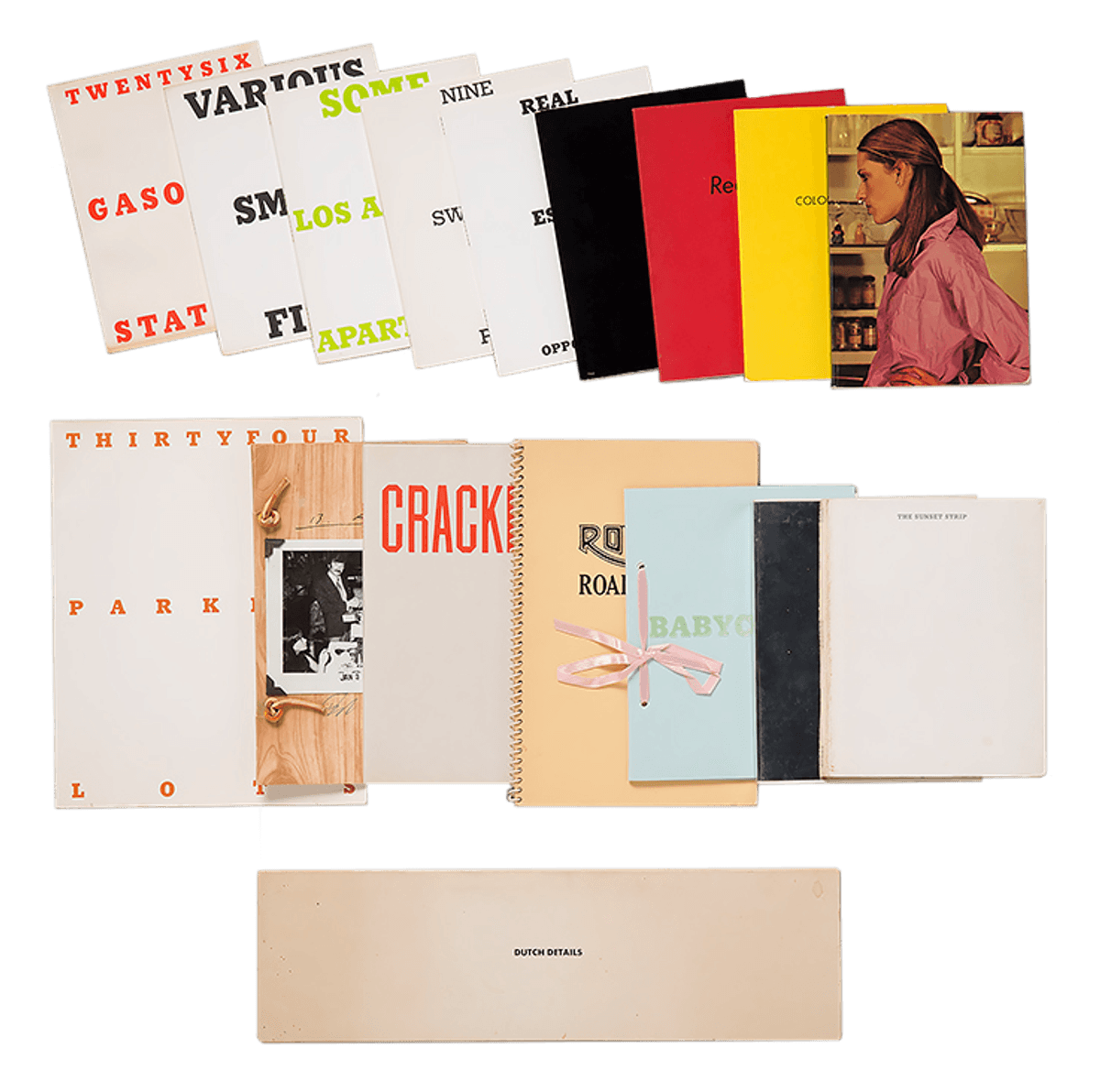 Ed Ruscha Complete Signed collection of first edition books for sale