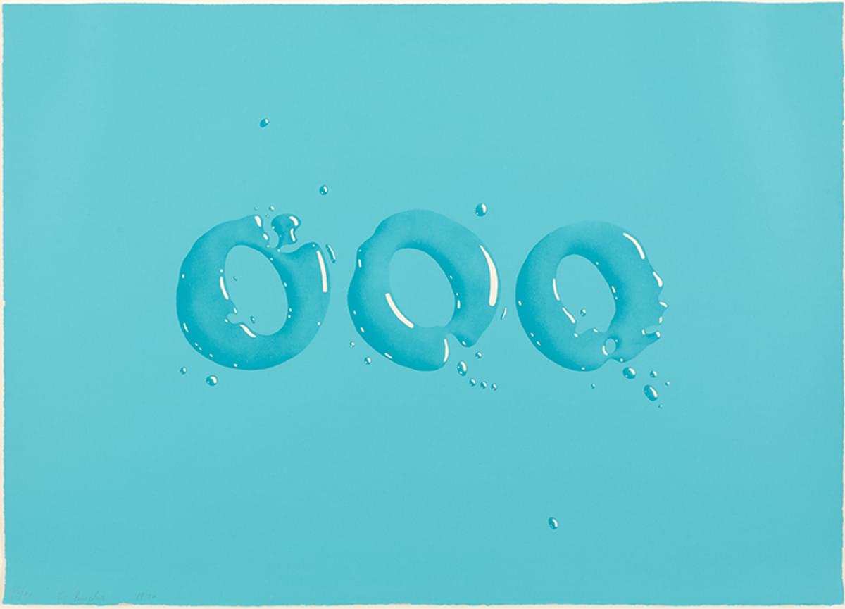 Ed Ruscha OOO original signed lithographic print for sale