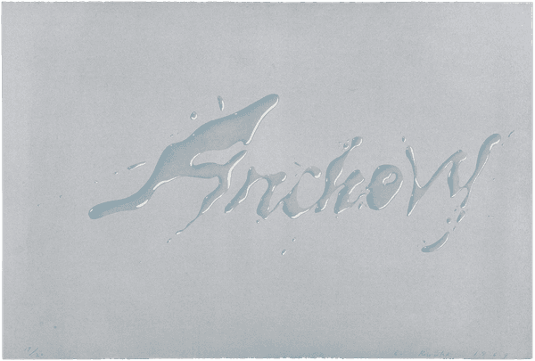 Anchovy - Ed Ruscha