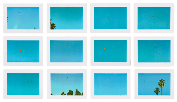 Throwing Three Balls in the Air to Get a Straight Line (Best of Thirty-Six Attempts) - John Baldessari