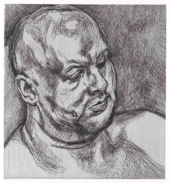 Head of a Man - Lucian Freud