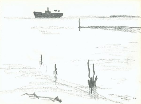 Tanker Off The Coast - Julian Dyson