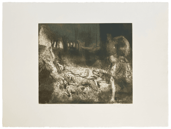 Actaeon after Titian - Hughie O'Donoghue