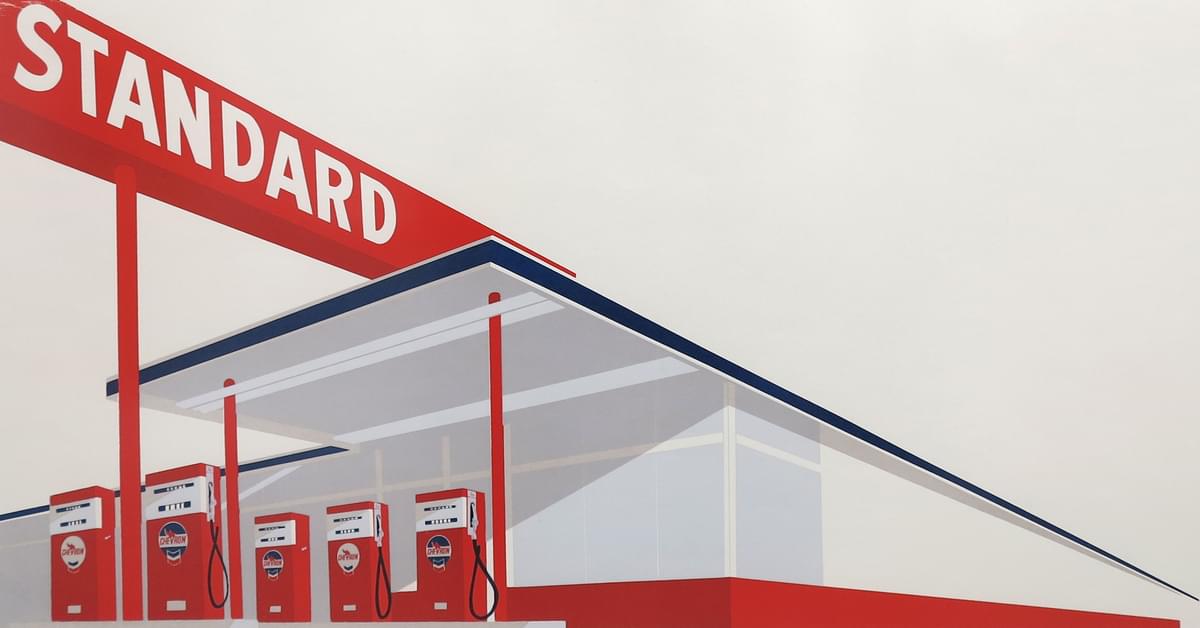 Ed Ruscha Standard Station screenprint undesignated proof