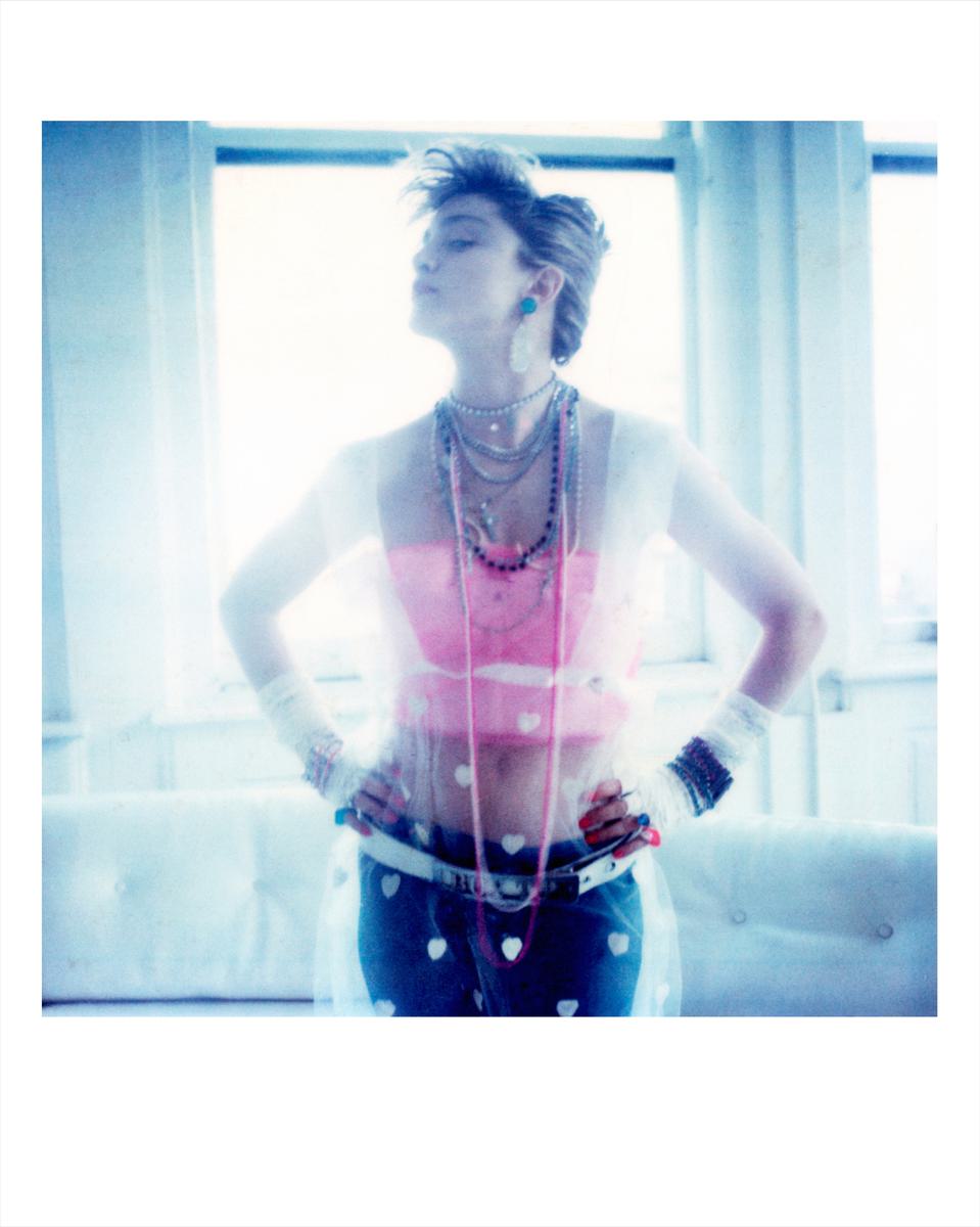 Maripol Madonna in a Maripol outfit original polaroid print