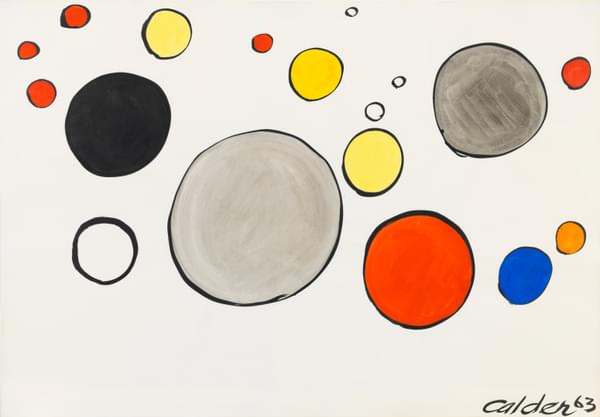 Coloured Bubbles (#371) - Alexander Calder