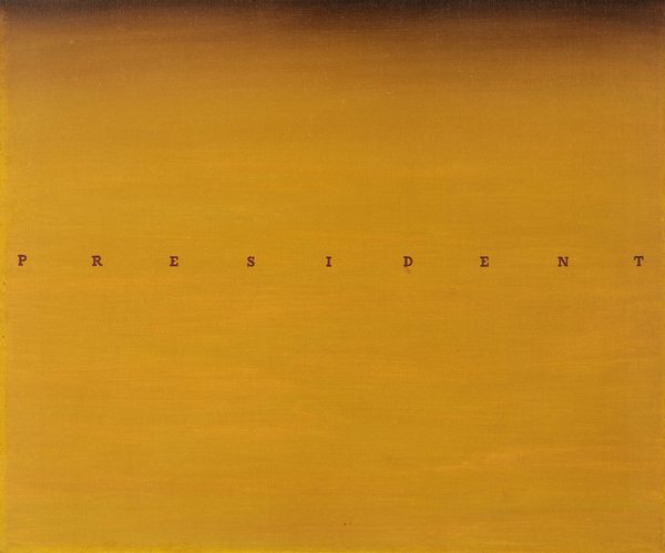 President - Ed Ruscha