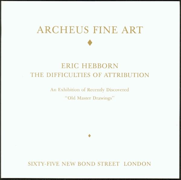 Eric Hebborn: The Difficulties of Attribution - Forgery Interest