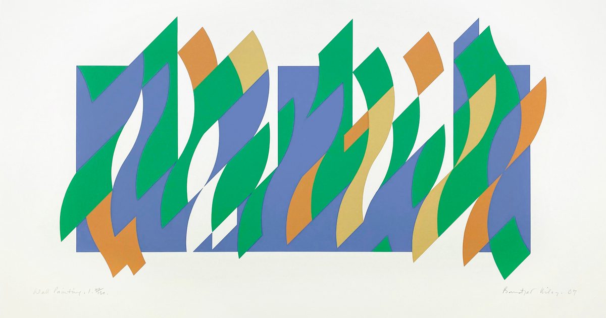 Bridget Riley | Wall Painting I | Limited Edition Riley Prints For Sale ...
