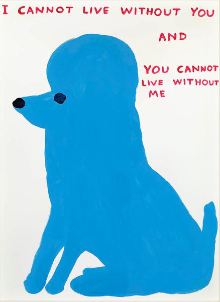Untitled (I cannot live without you..) - David Shrigley