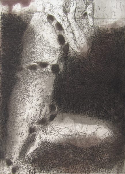 Descent I - Hughie O'Donoghue